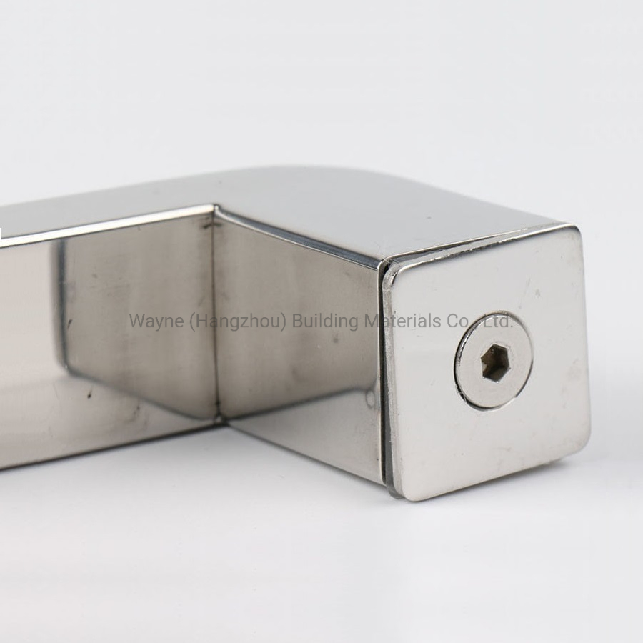 Wholesale Stainless Steel Tube Bathroom Handle Glass Sliding Door Handle Stainless Steel Double Side Push Pull Shower Glass Door Handles