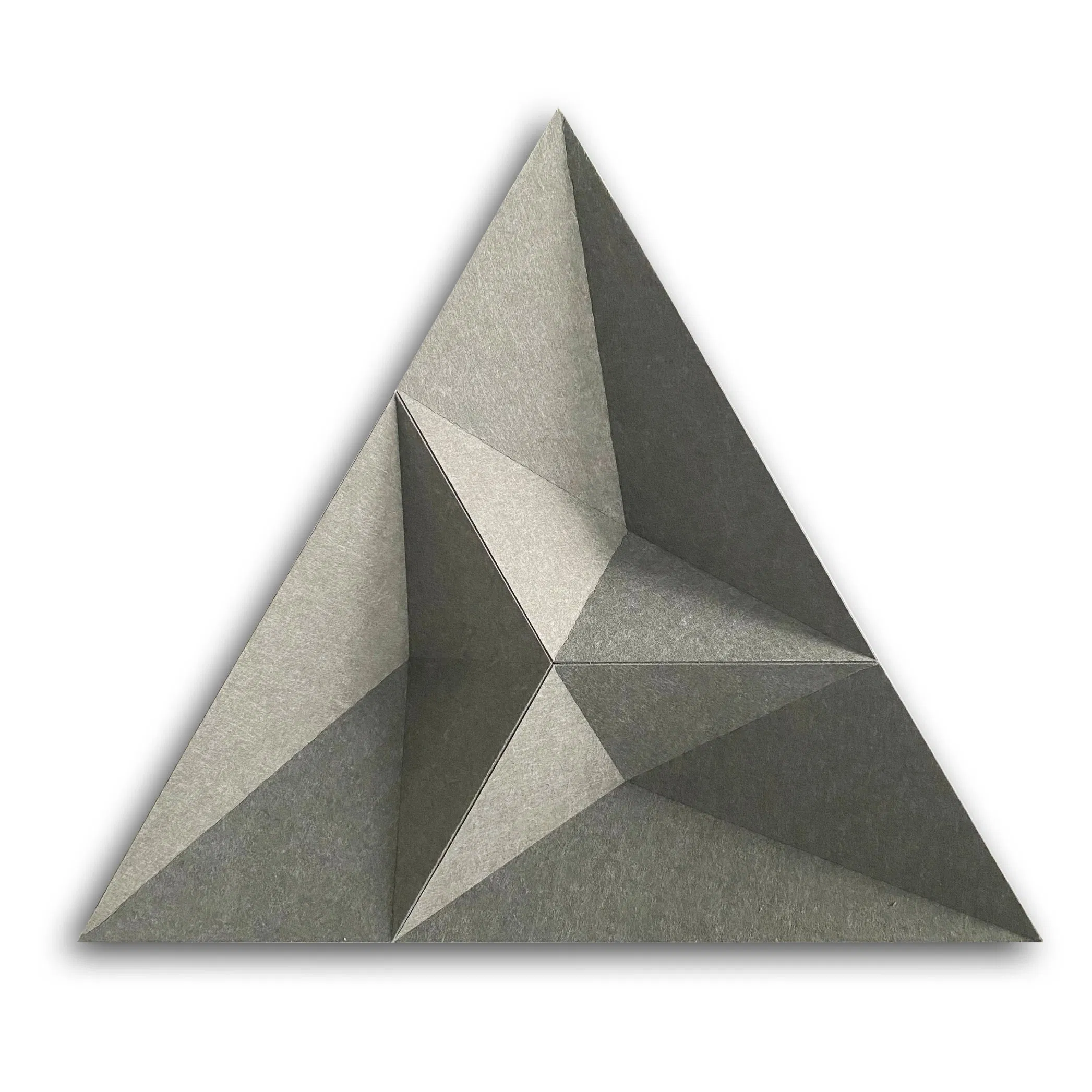 Stunning 3D Triangle Ceiling Art for Modern Gallery Spaces