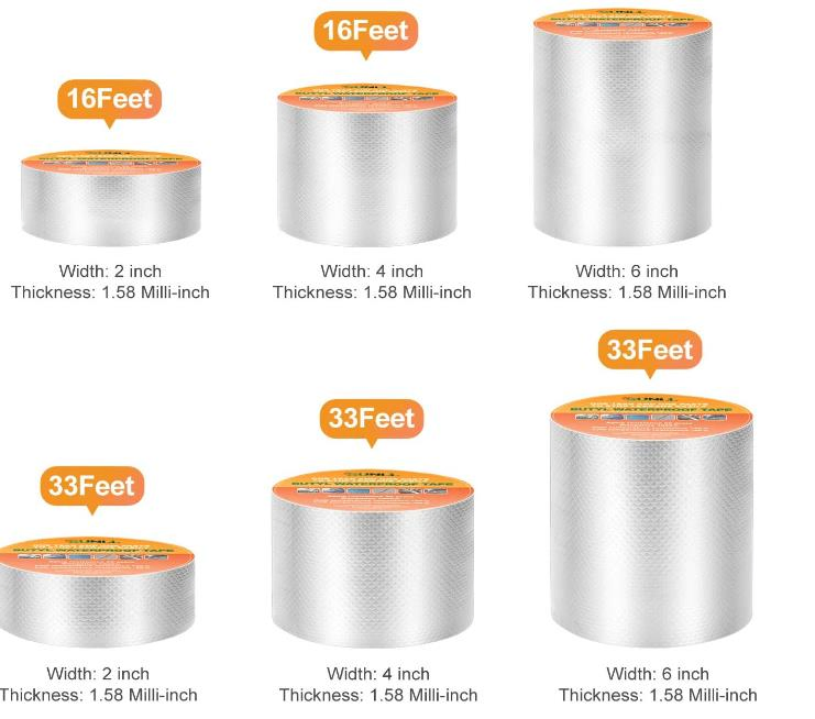 Aluminum Foil Tape, for RV Repair, Window, Silicone