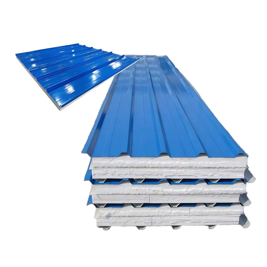 Lightweight Roof Sandwich Panel for Prefabricated Building Roofs