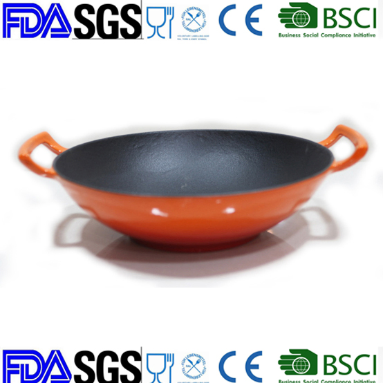 Чугунный вок Cookwin, 30 см, без крышки