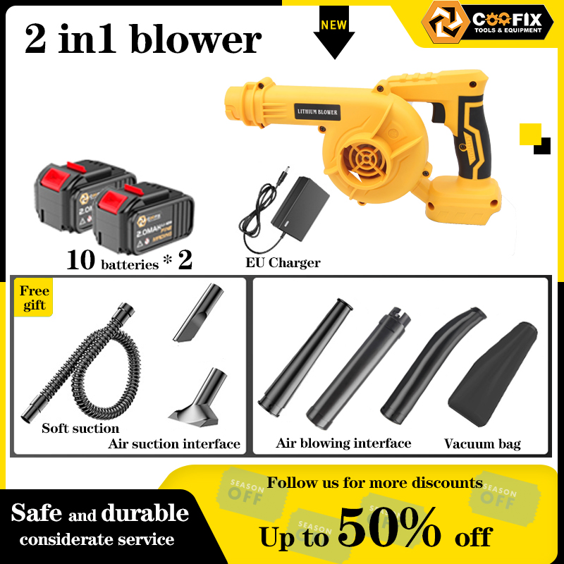 Portable Turbo Blower with Cordless Convenience for Professionals