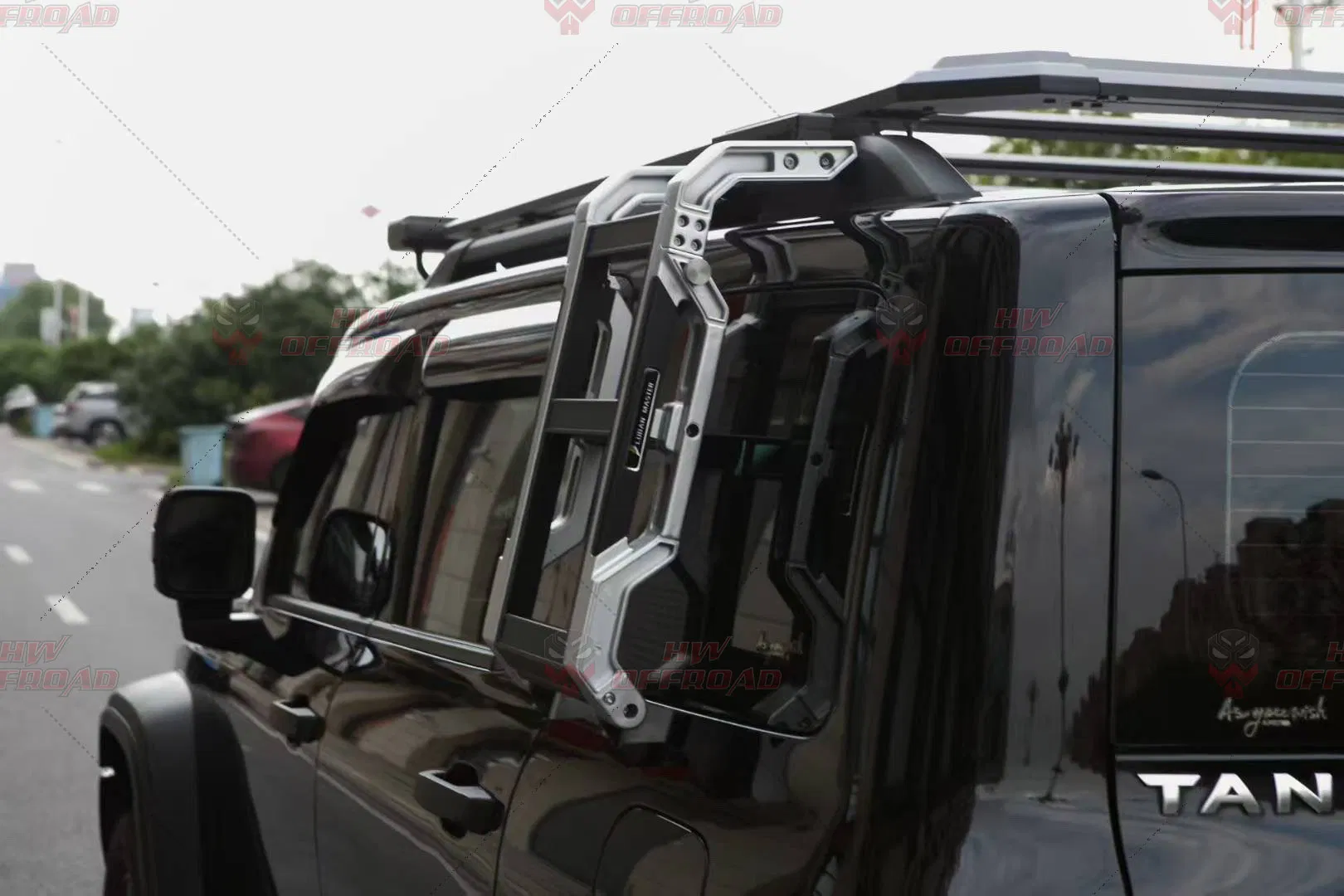 Складная алюминиевая лестница для пикапа 4x4