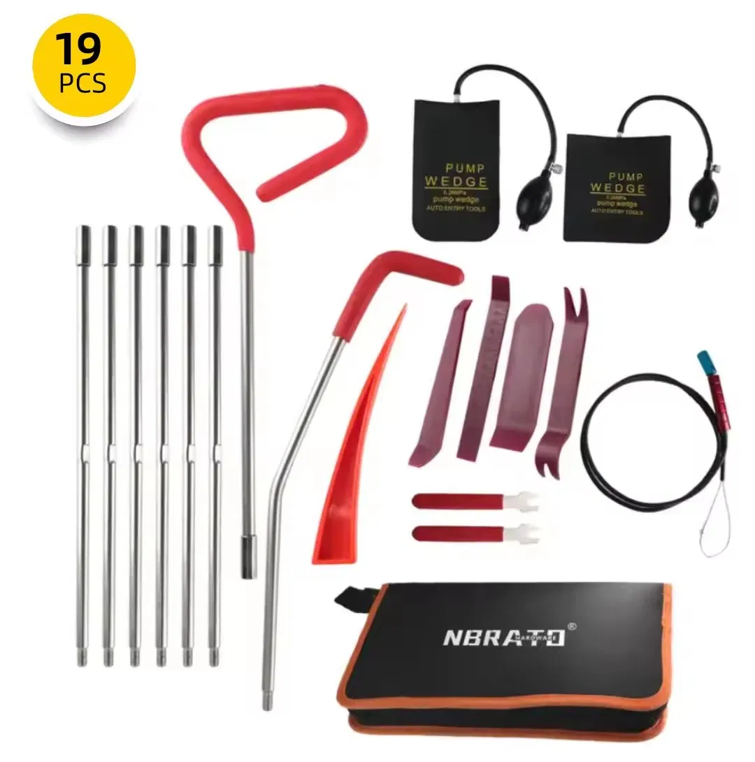 19 PCS Long Reach Grabber Car Locksmith Opener Car Lockout Kit