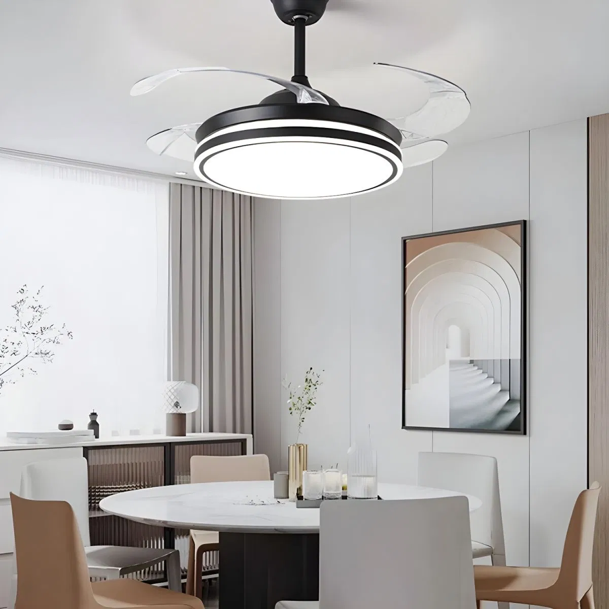 Потолочный вентилятор с LED-лампой 42 дюйма