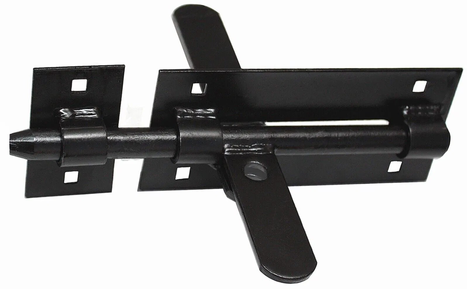 Yellow Zinc Black Latch with a Flat Bolt for Lock Shutters, Doors and Chests