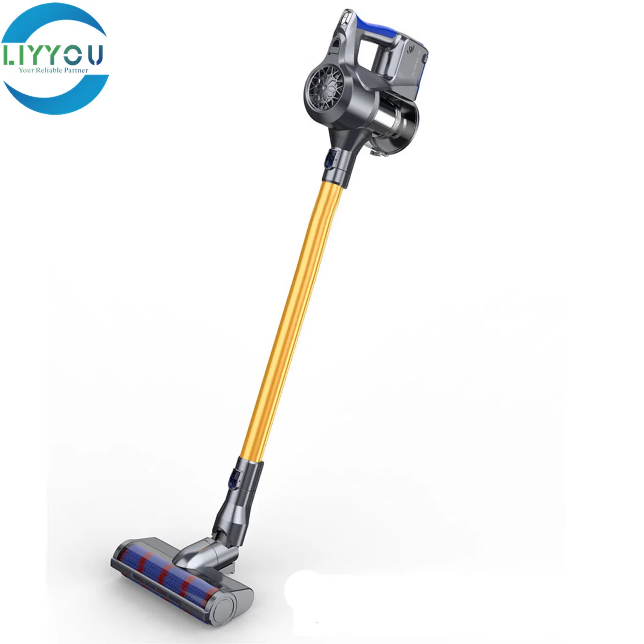 LY-6801 Cord-Free Ultra Silent Overheating Protect Stick Vacuum Cleaner with Base Bracket