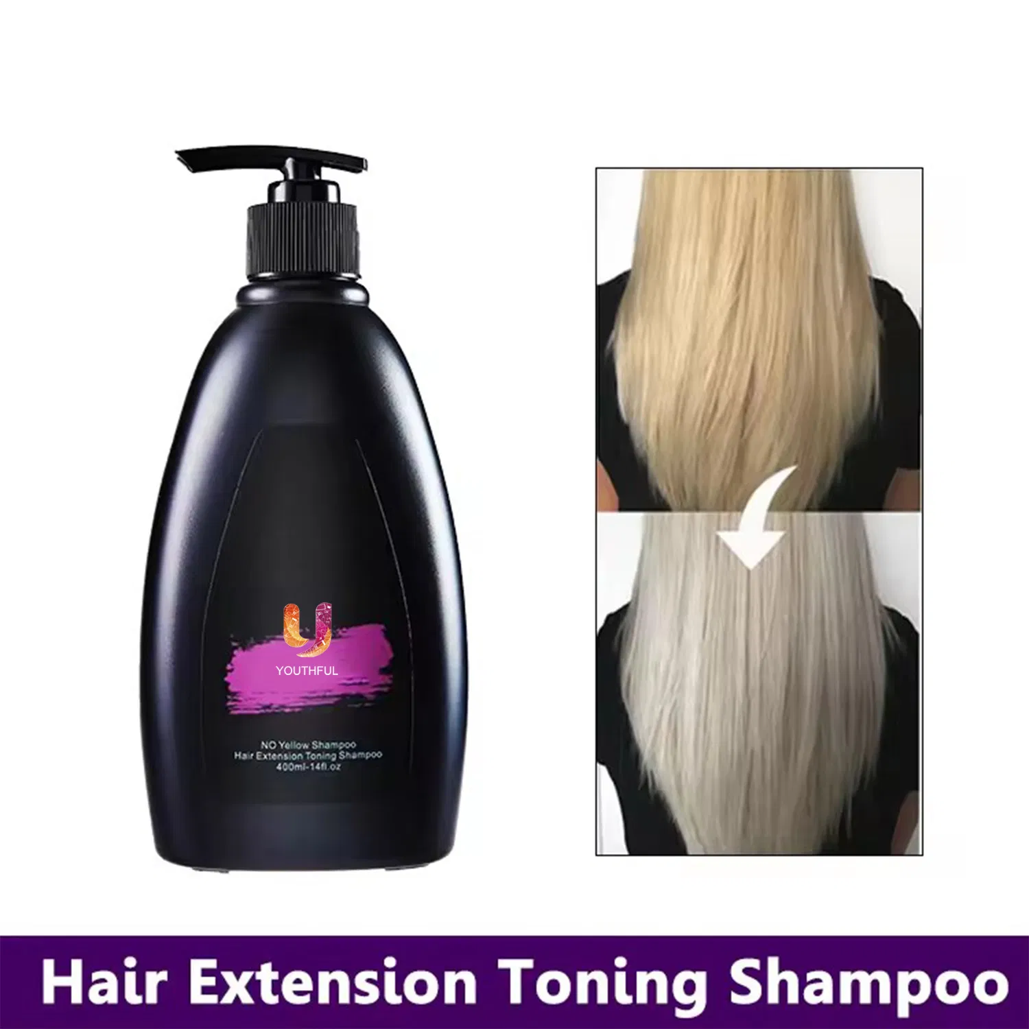 Youuful Anti-Yellow Tones Color Protecting Purple Shampoo