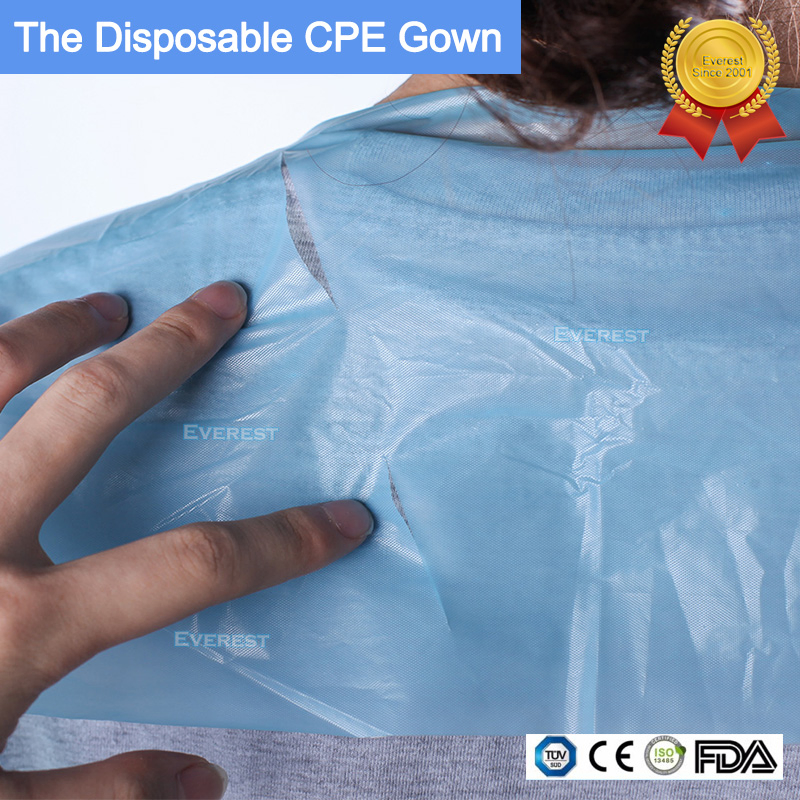 Disposable CPE Protective Gown