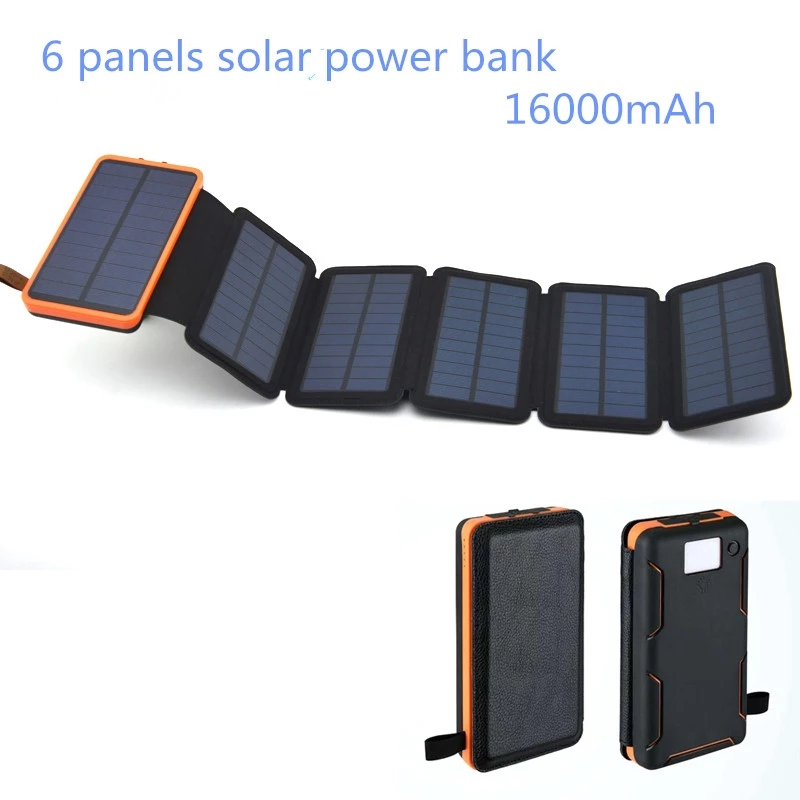 Солнечная панель Power Bank 20000 mAh, складная сумка