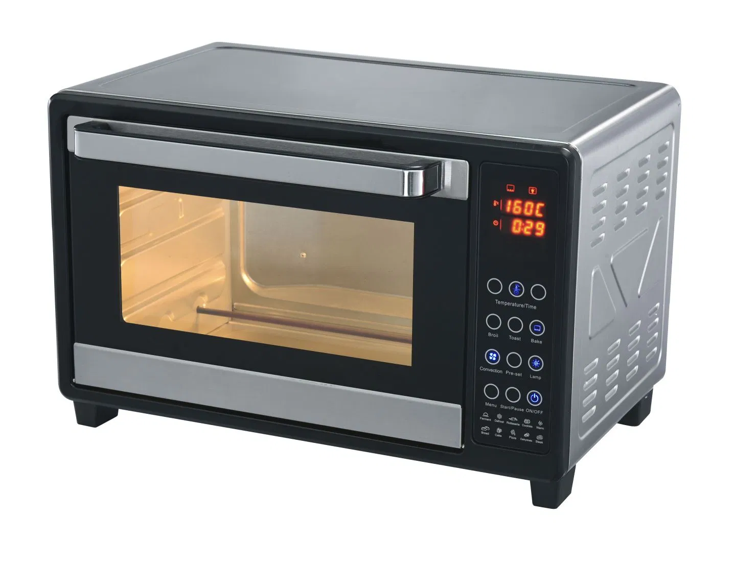 Electric Convection Chicken Roasted Grilled Touch Digital Baking Toaster Oven