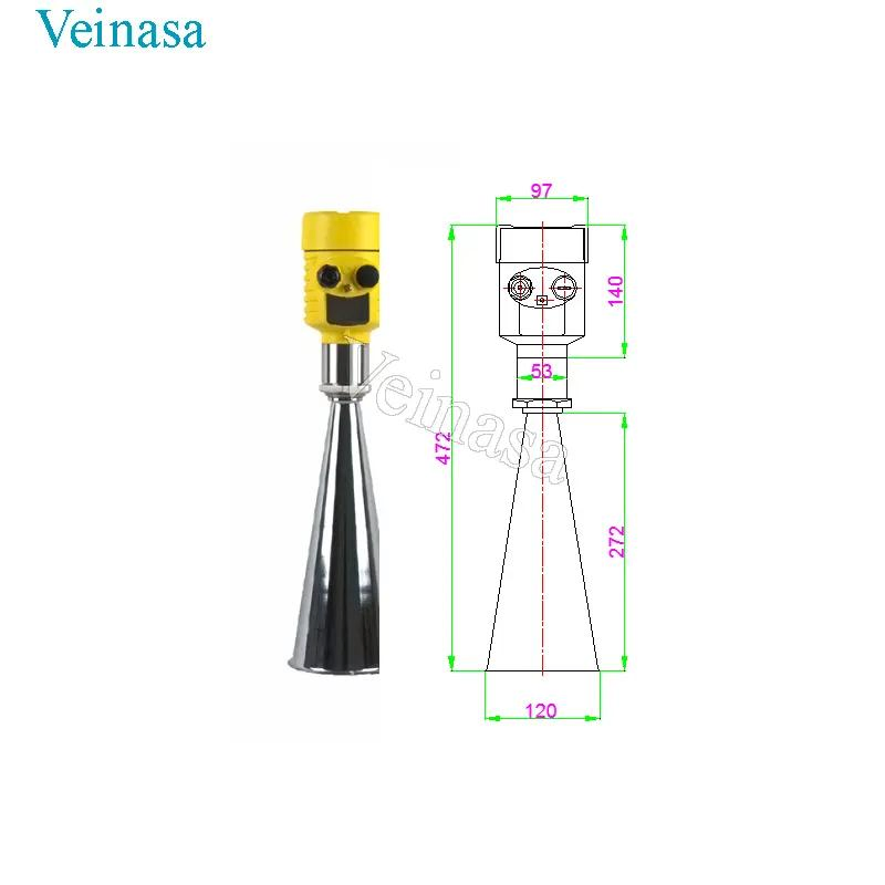 Veinasa-Yw01 Dam River Hydrology Engineering Radar Water Level Measurement Sensor Water Level Sensor