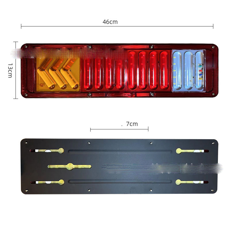 Универсальный светодиодный стоп-сигнал 24V для грузовиков