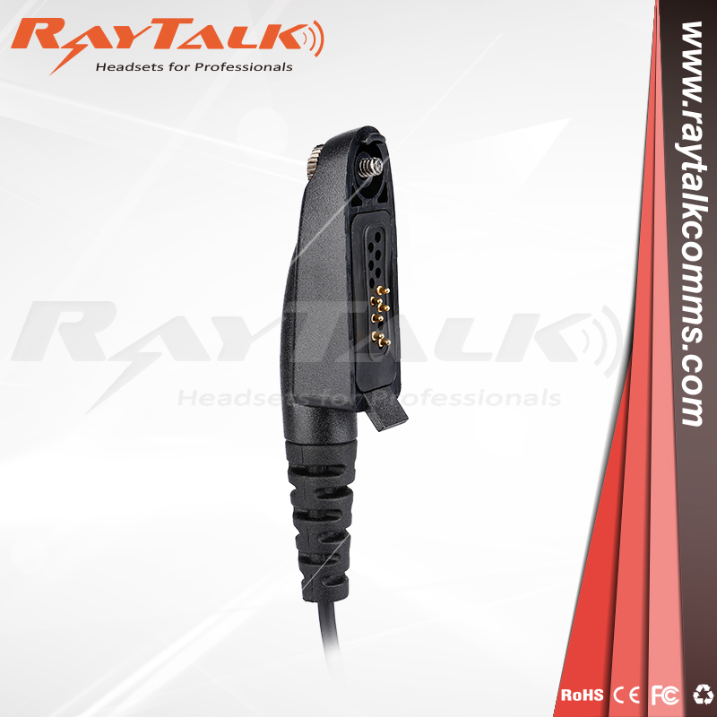 Bone Conduction Headsets with Big Ptt for 2pin Radios