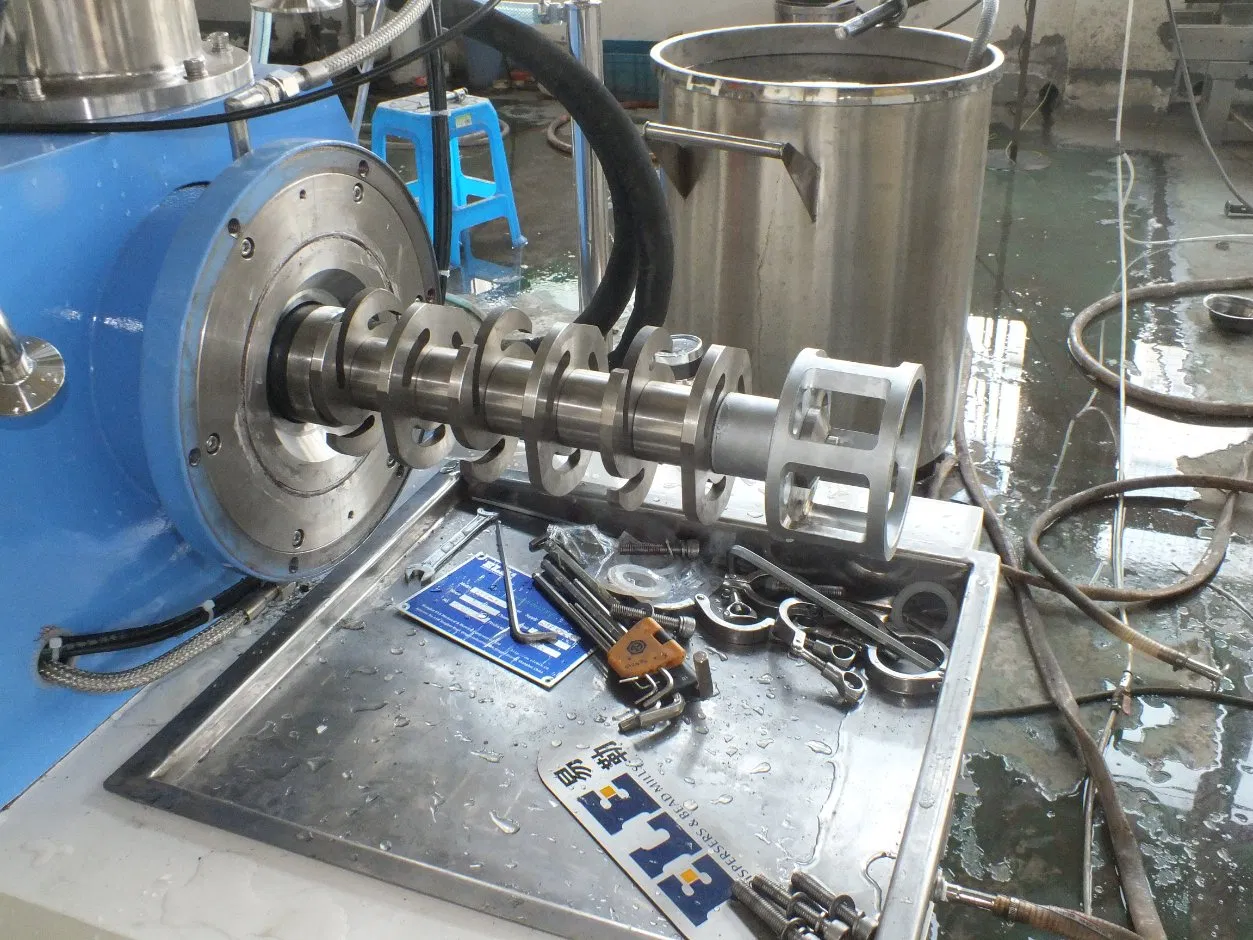 Disc Type Horizontal Bead Sand Mill for Paint Ink Wet Grinding
