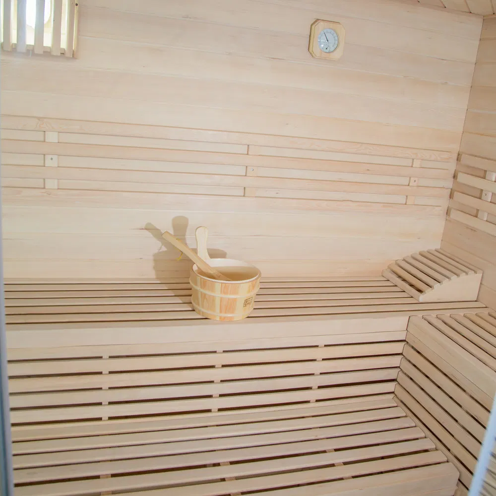 Традиционная сухая сауна из дерева EVST-005 на 4 персоны