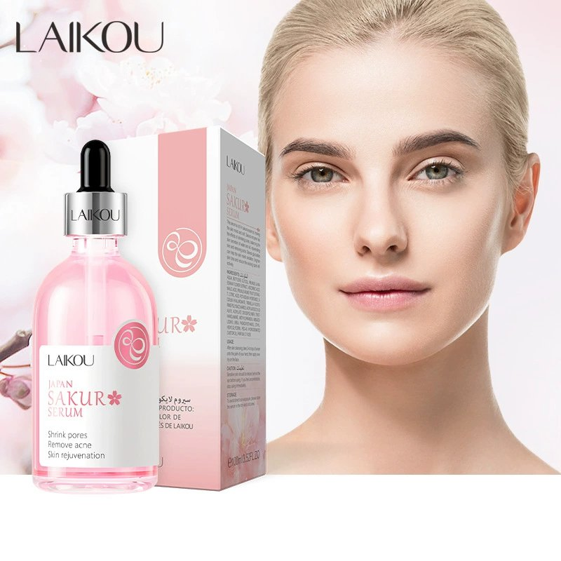 OEM Pink Peptide Collagen Ampoule Essence Niacinamide Skincare Serum