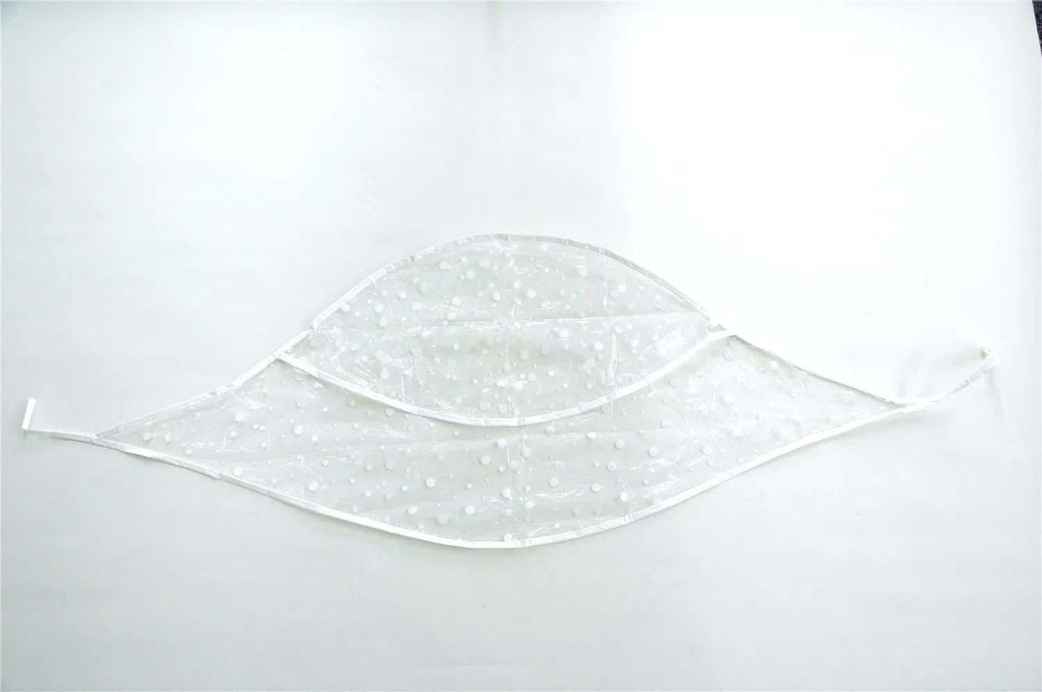 Printing Green Logo PE Rain Hat