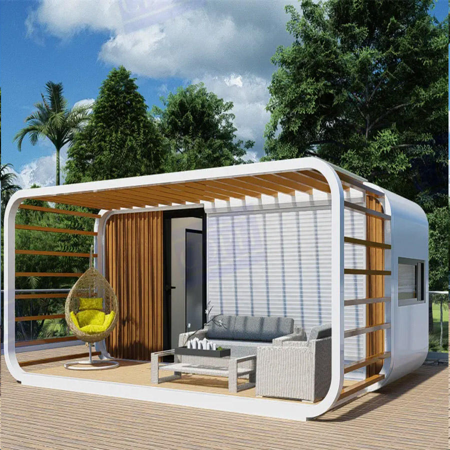 Custom Modern Popular Prefab House Luxury Steel Structure Container Hotel Mobile Apple Cabin