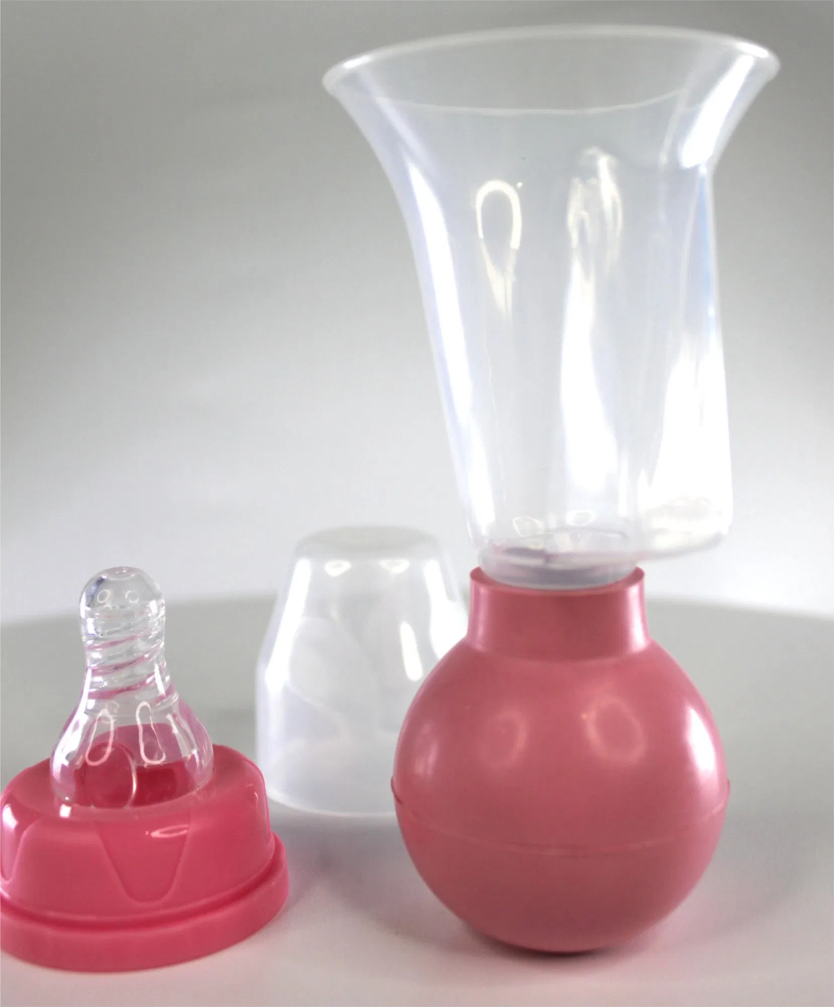 Durable Adjustable Manual Breast Pump with Baby Milk Bottle for Customizable Suction and Comfort