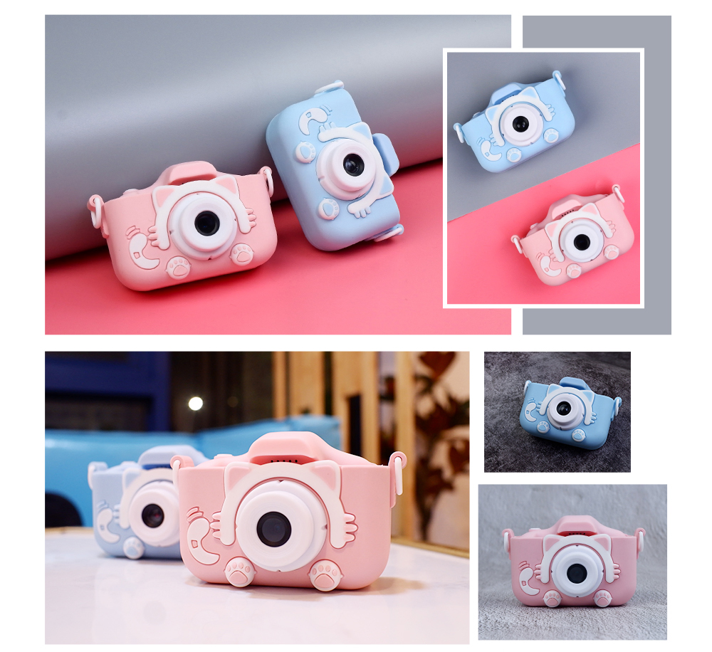 Детская камера X5s Toy Anti-Drop, милый дизайн, HD 1080P