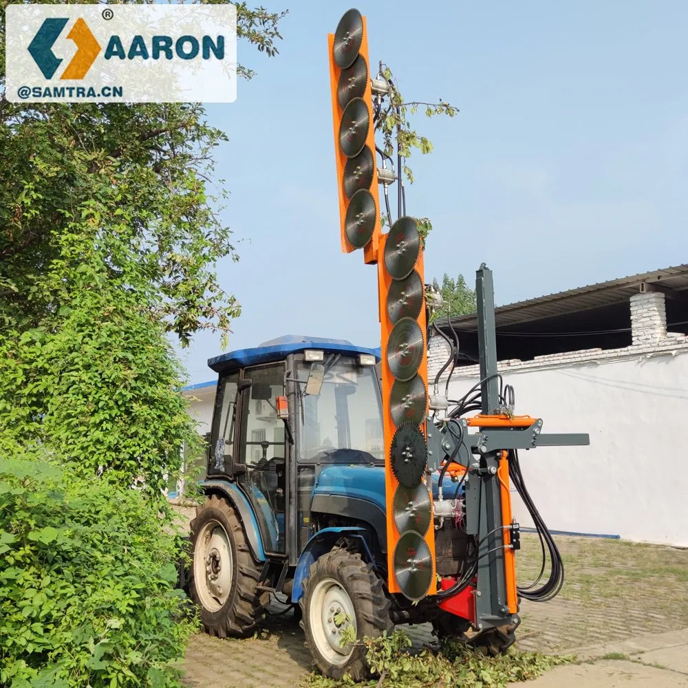 Samtra Gxj02 Saw Cutting Trimming Machine Tractor Mounted Euro Hitch Hydraulic Long Reach Mango Fruit Tree Hedge Garden Brush Bush Cutter Pruner Mower Trimmer