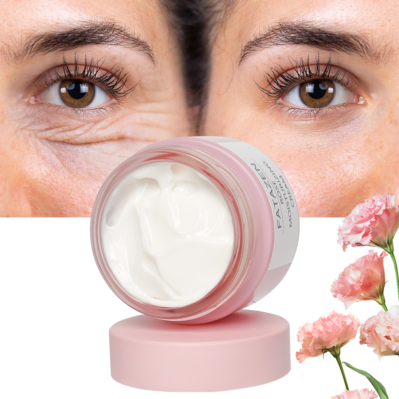 Nourishing Soothing Lighten Skin Fine Lines Natural Rose Hydrating Moisturizing Facial Cream