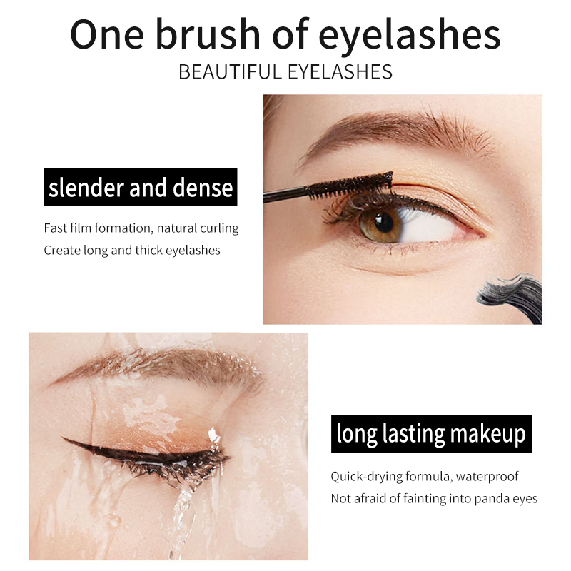 Makeup Waterproof Long Lasting Curling Lengthening Colored Eyelash Mascara