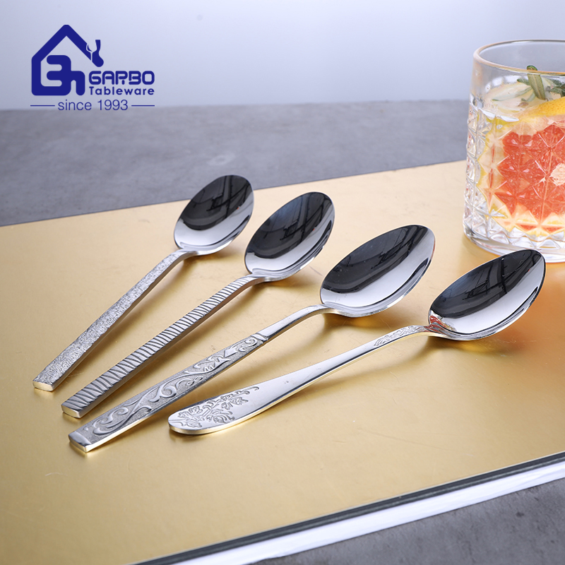 Silver Stainless Steel 410 (13/0) Cutlery Metal Dinner Spoon Tableware