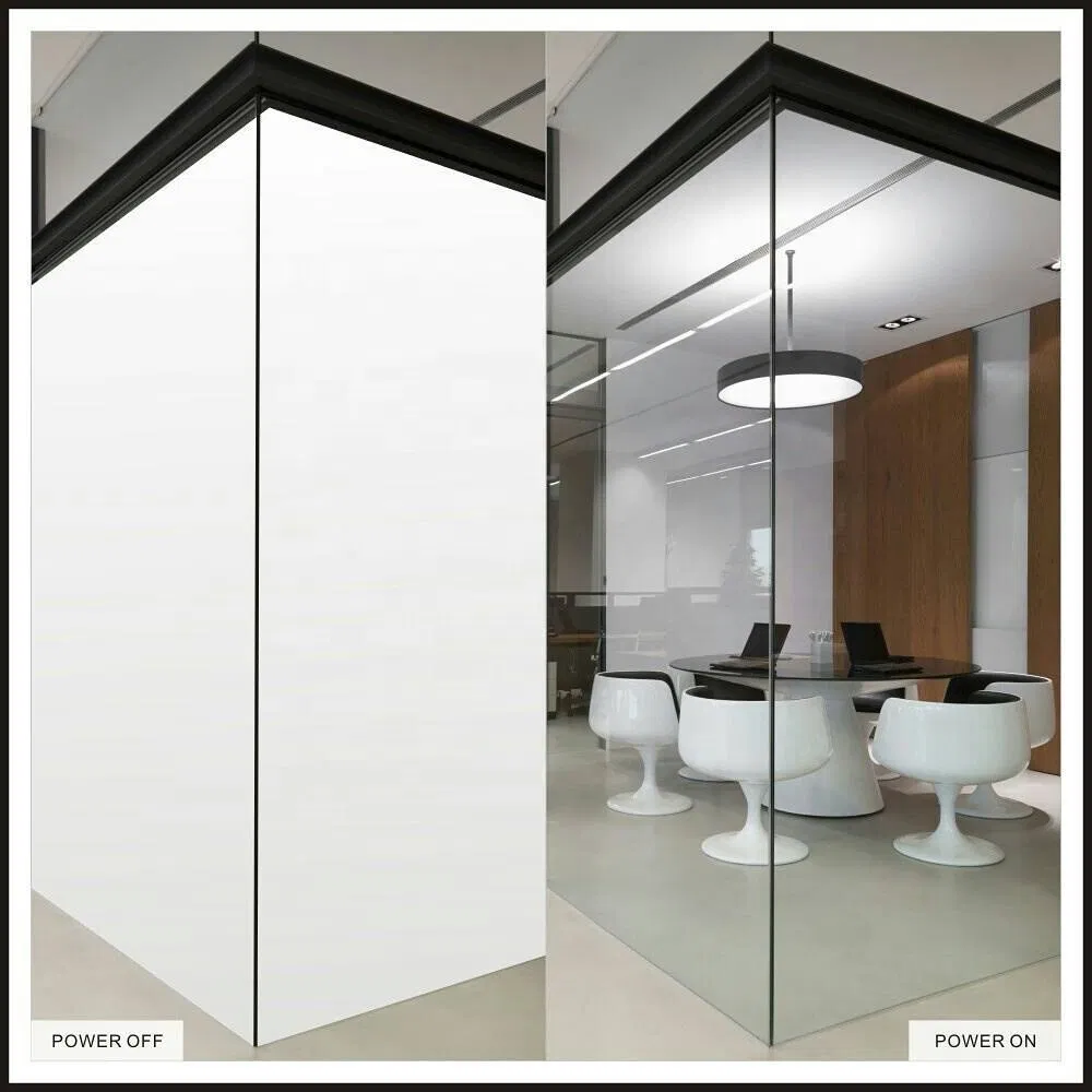 3mm Smart Switchable Electric Privacy Pdlc Film Glass for Windows, Doors and Partitions