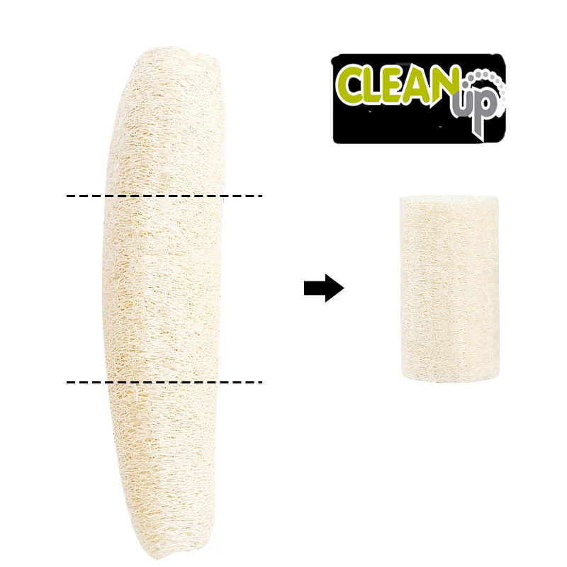 100% Nature Organic Loofahs Loofah SPA Exfoliating Scrubber Body Wash Sponge