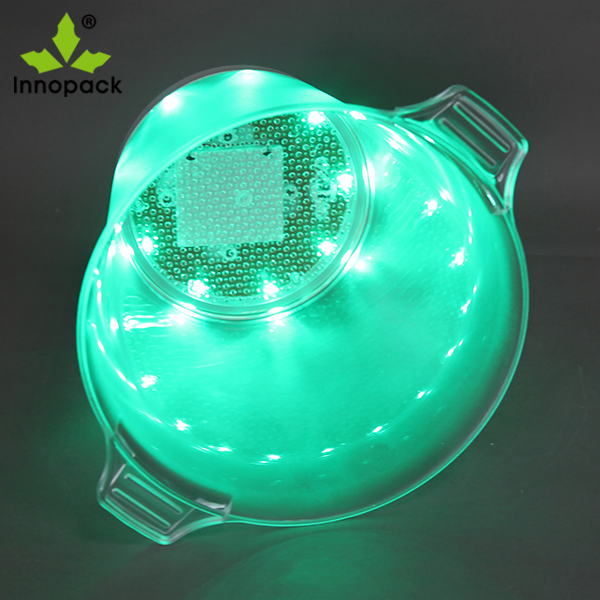 Светящийся LED ледобакет из акрила для бара