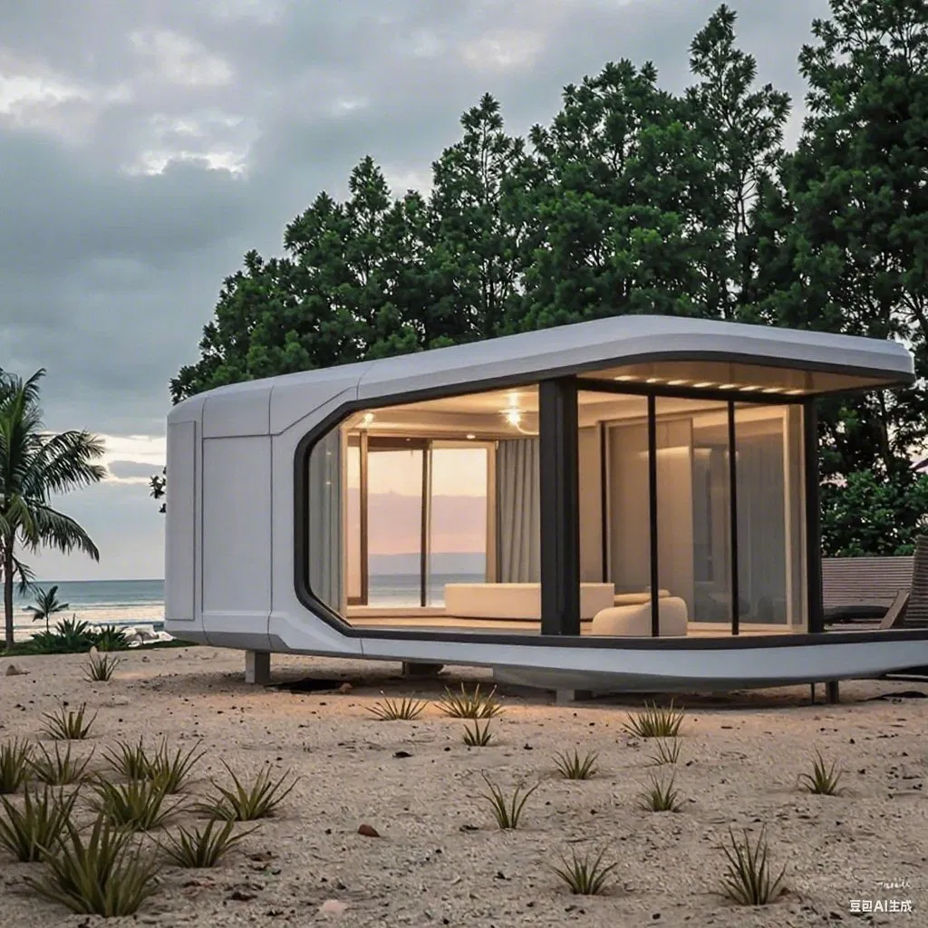 Luxury Comfort Modular Steel Prefab Capsule House for Prefabricated Capsule Room