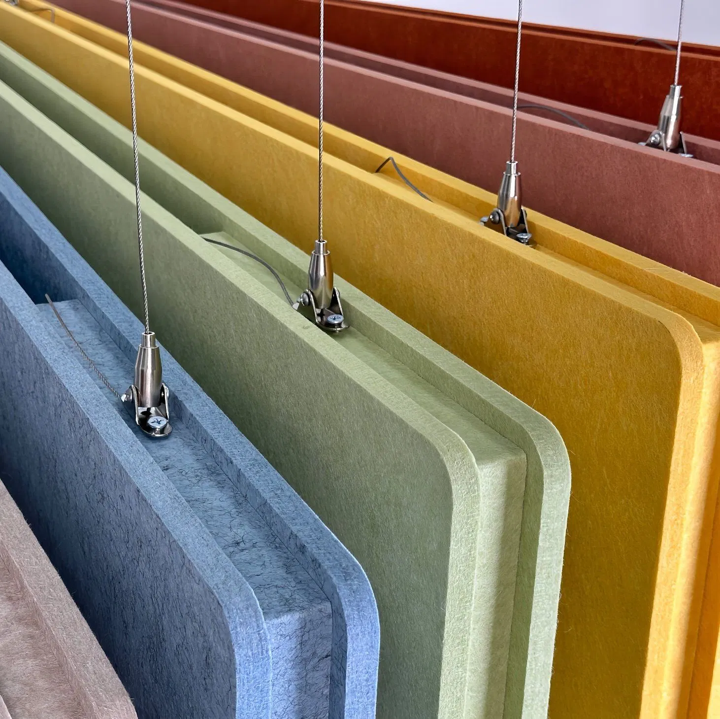 Worldwide Export Pet Felt Acoustic Ceiling Panels Tiles Soundproofing Material Bulk Supplier OEM ODM Sound Absorption Noise Control Solution