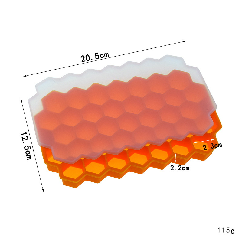 Форма для льда 37 ячеек Honeycomb из пищевого силикона