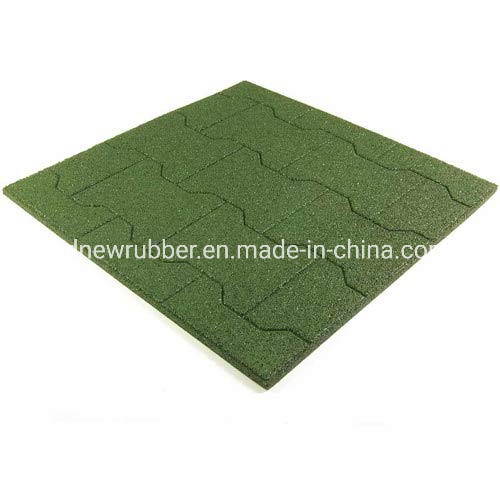 Rubber Paver 3/4 Inch Thick and Ideal for Garden Paths Front or Backyards Park Trails Garages