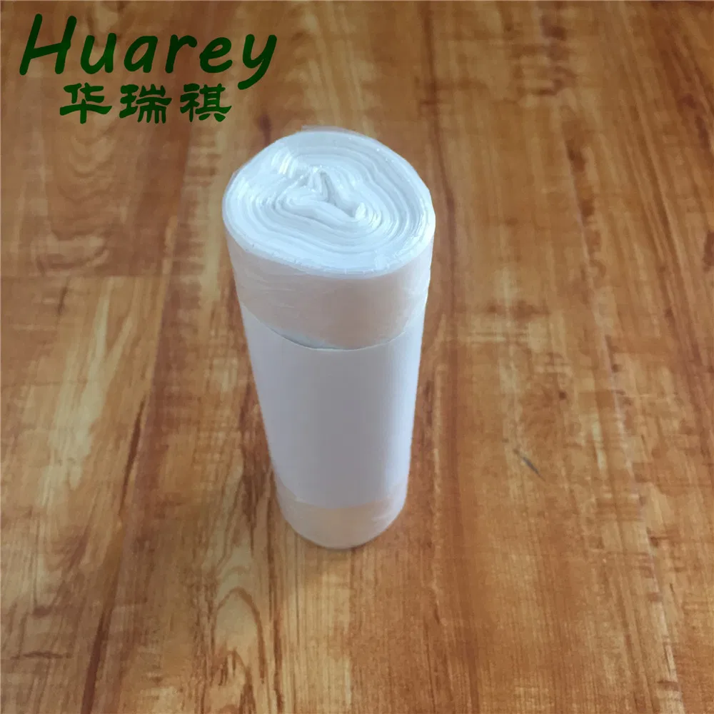 Green White Biodegradable D2w Epi Plastic Garbage Bag