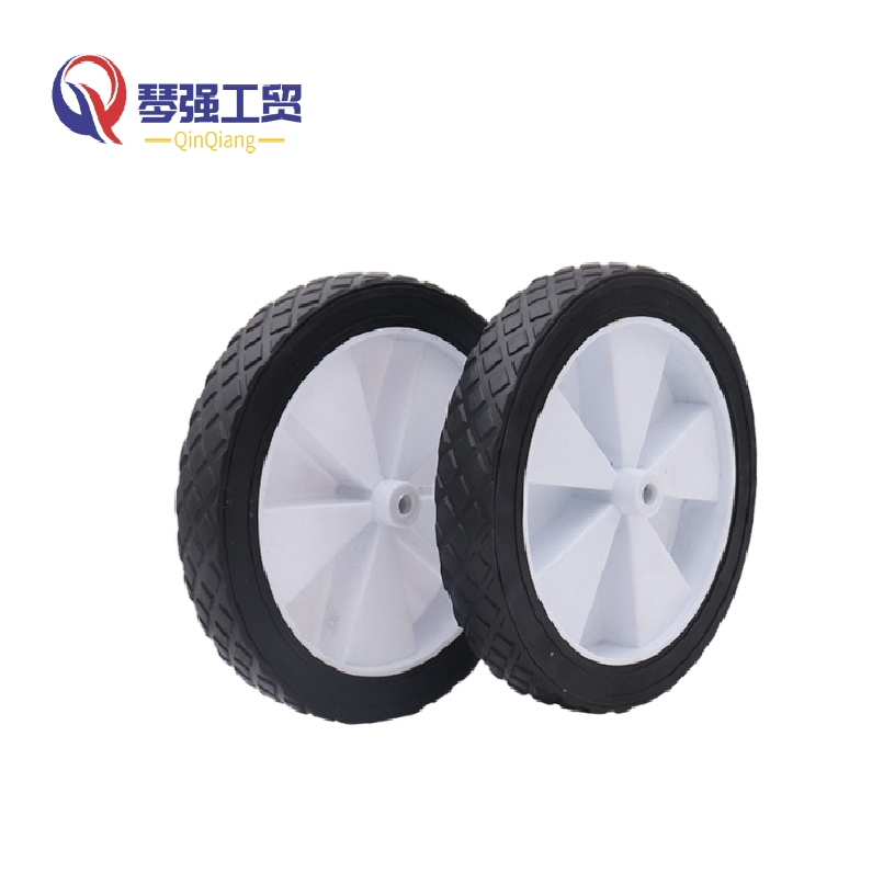 Folding Tool Cart Baby Stroller Tire 8 Inch PVC Wheel