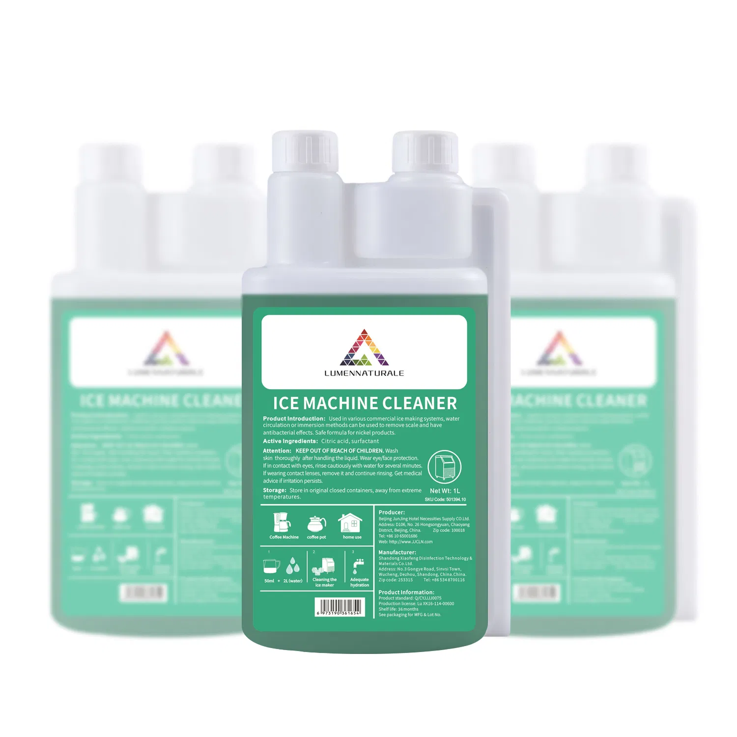 Professional Cleaner Ice Machine Cleaning with Powerful Liquid Detergent Formula
