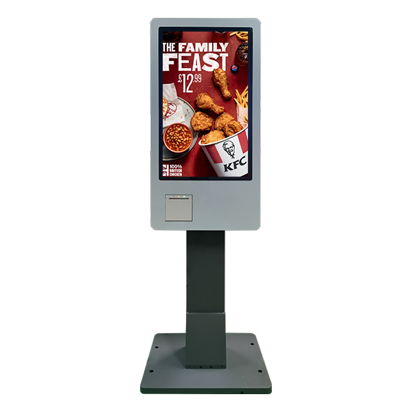 Restaurant Food Touch Screen Information Tablet POS Kiosk Self-Service Order Queue Kiosk with Receipt Printer