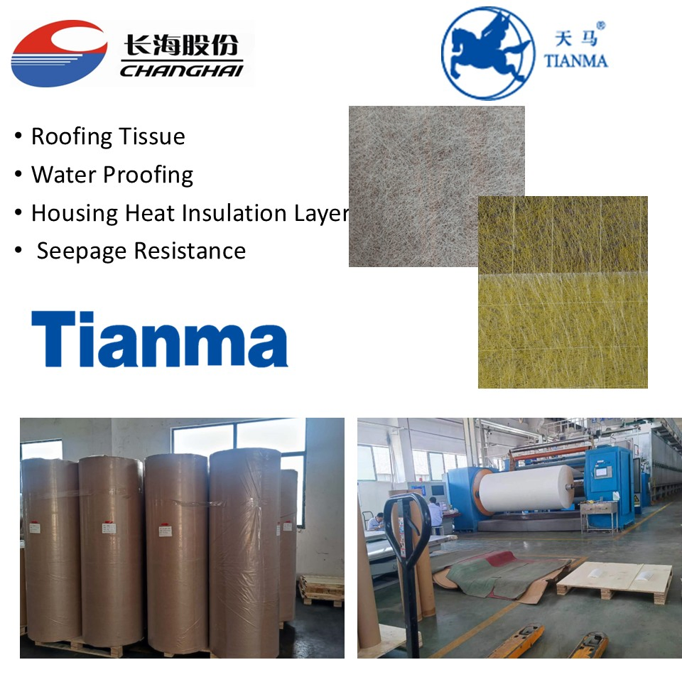 Fiberglass Surface Tissue Veil Nonwoven for Pipes, ECR Glass