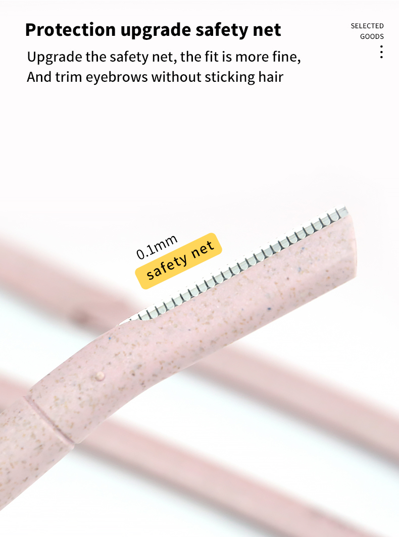 Cosmetics Eyebrow Razor Biodegradable Eco-Friendly Beautiful Fashion