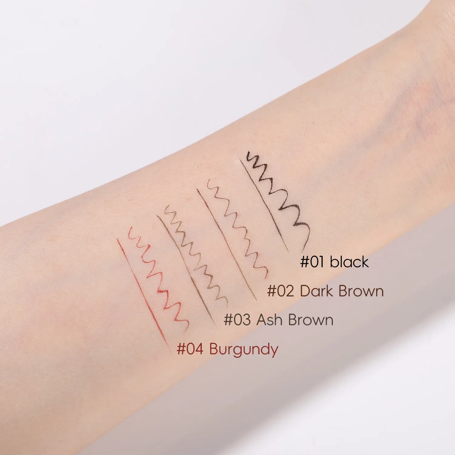 Black Liquid and Smudge-Proof Eyeliner Pencil with Fast-Dry Smooth Brush