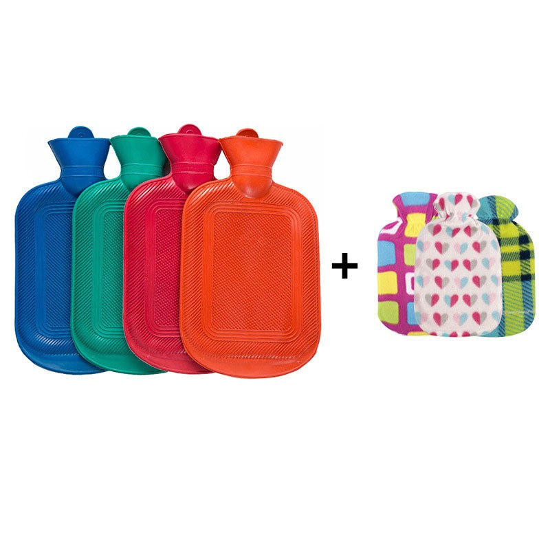 Rechargeable Electric Hot Water Bag Cute with Cover for Women Baby Use