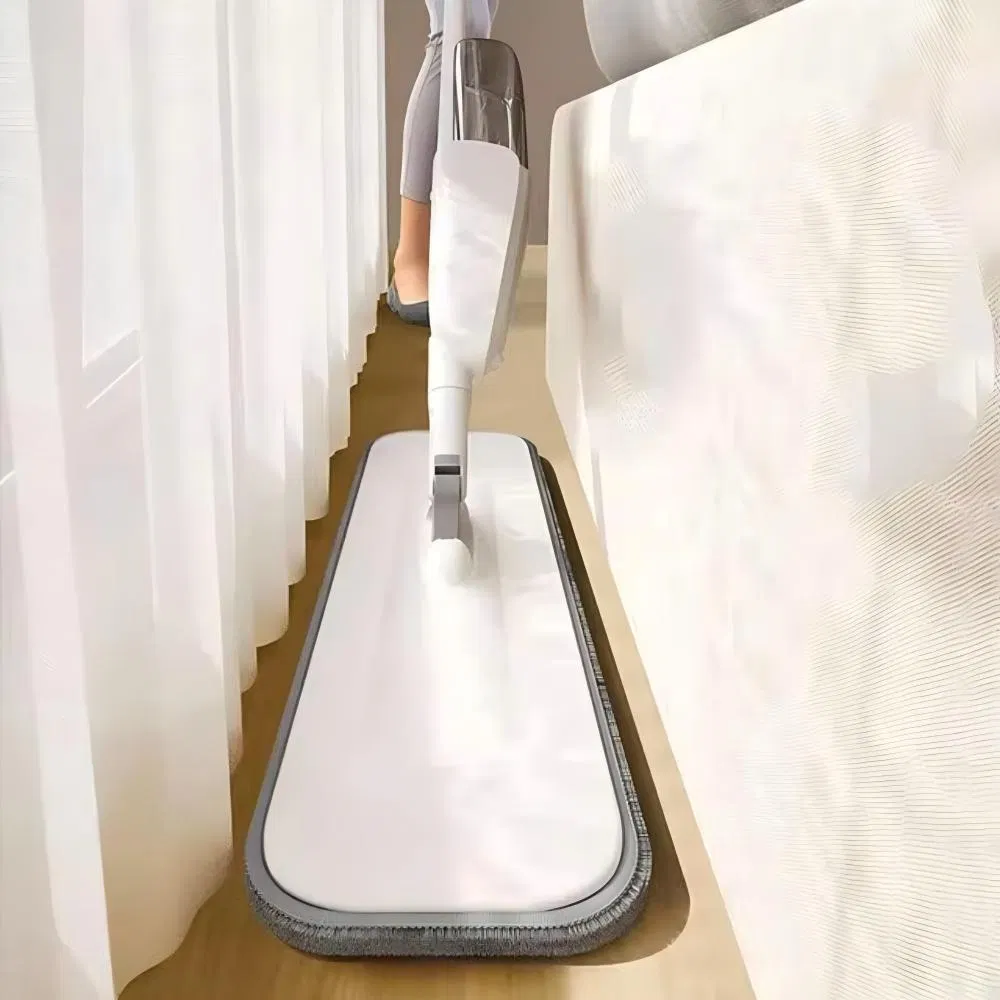 Handheld Microfiber Mop with Long Handle and Sprayer