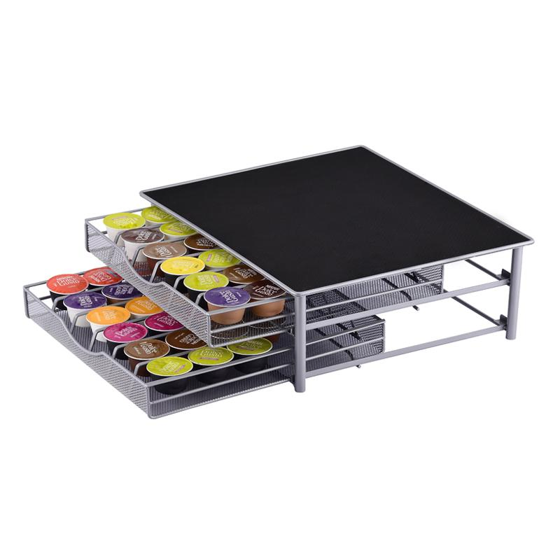 Металлическая подставка для капсул Nespresso и Dolce Gusto на 24 шт.