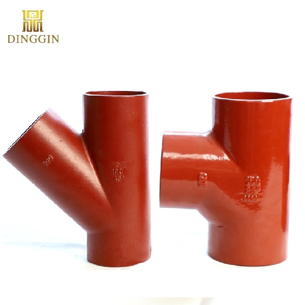 En877 Cast Iron Epoxy Coating Tee Branch