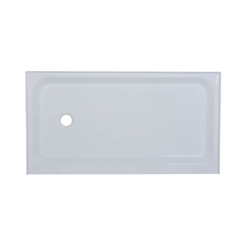 Acrylic Shower Base Tray 60X30 Inch with Three Tile Flange for Bathroom