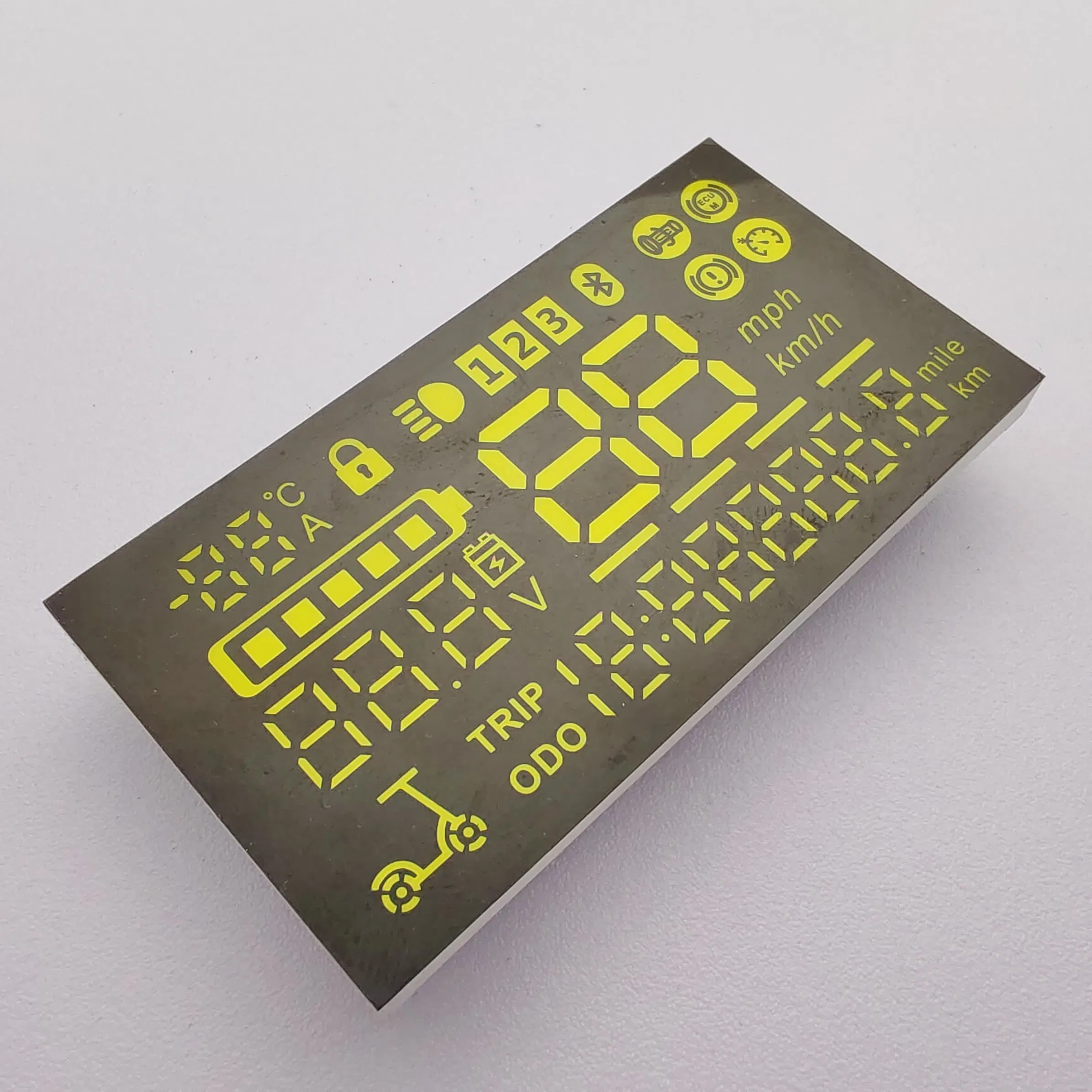 White Custom 7 Segment LED Displays with IC for Electric Scooter