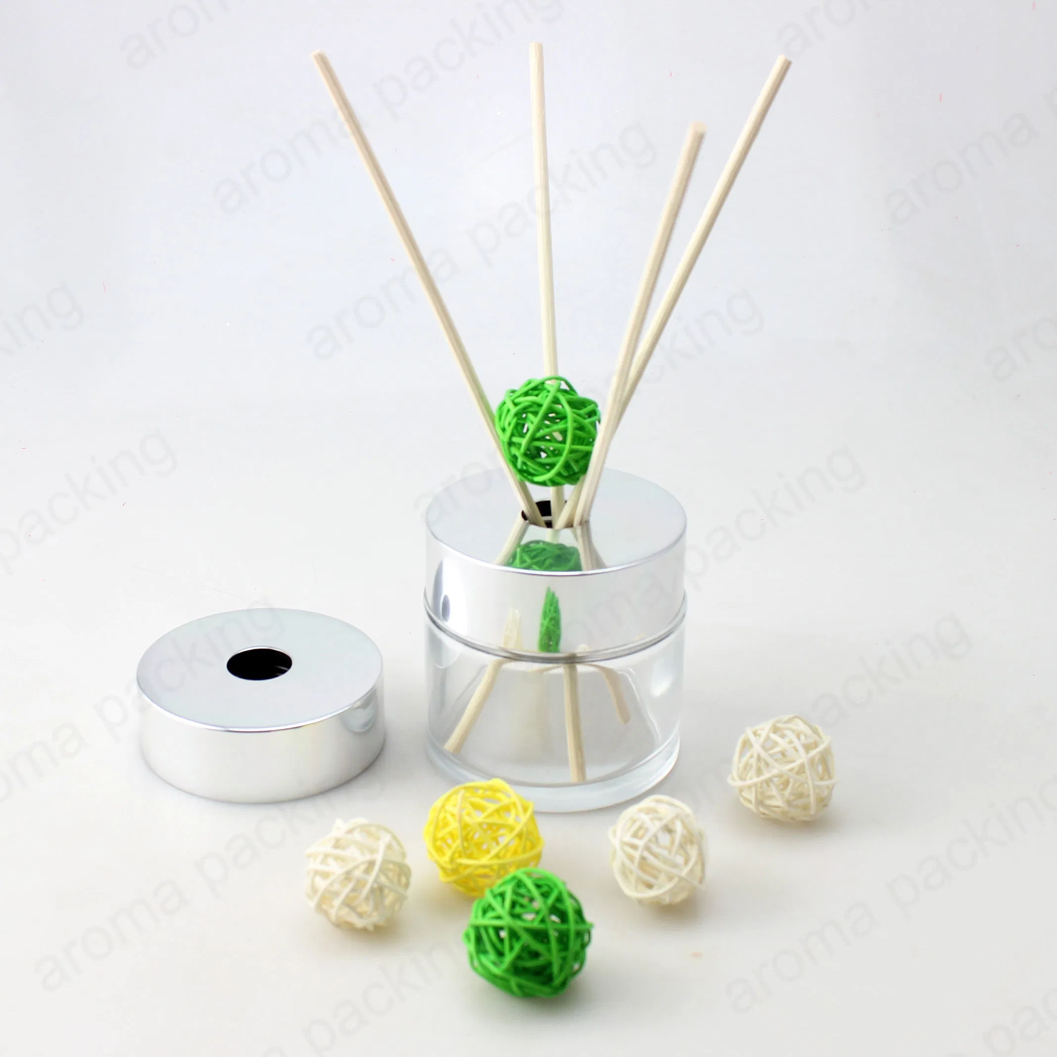 Wholesale Empty Home Air Freshener Reed Diffuser Decorative Glass Bottle